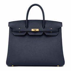 Birkin 30 Retourne in Etoupe Suede Grizzly with White Stitching (Gold Hardware)