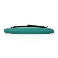 Kelly Cut Vert Verone Clutch Bag Swift Palladium