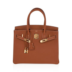 Birkin 30 Bag Gold Togo Leather Gold Hardware