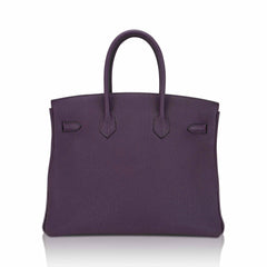 Birkin 35 Bag Raisin Togo Leather with Gold Hardware