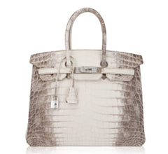 Birkin 35 Diamond Blanc Himalaya Matte Crocodile Limited Edition Bag