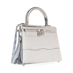 Kelly 15 Bag Sterling Silver Vintage Limited Edition Chaine D’Ancre Strap
