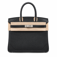 Birkin Ghillies 30 Total Black Leather Top-Handle Bag