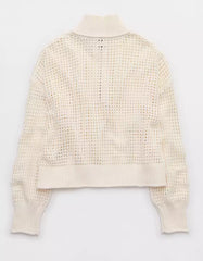 Viertel-Reißverschluss-Pullover