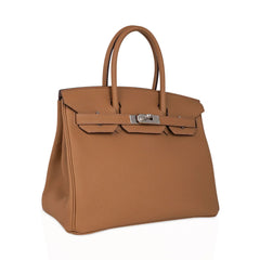 Birkin 30 Bag Biscuit Togo Leather with Palladium Hardware