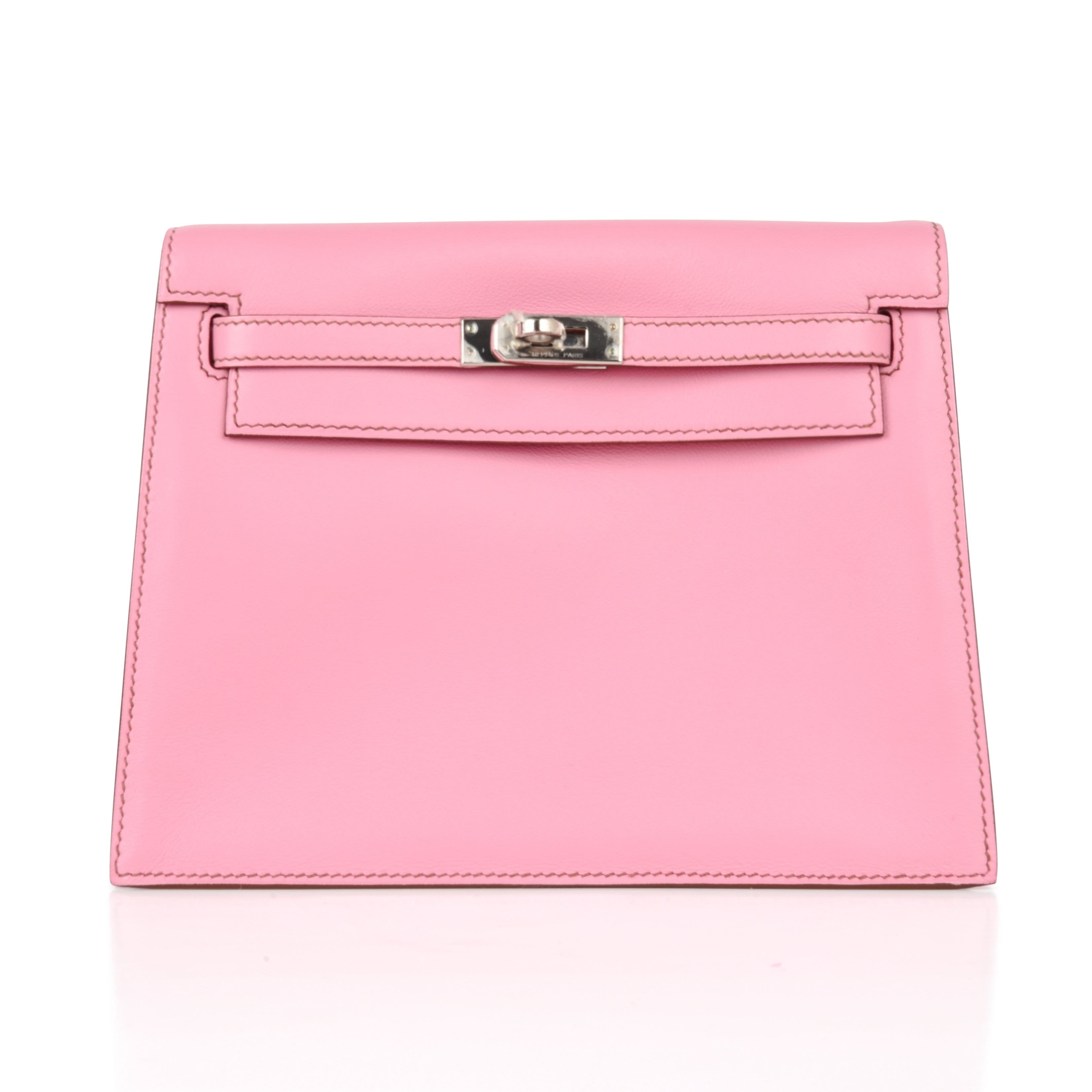 Kelly Danse Bag 5P Pink Swift Palladium